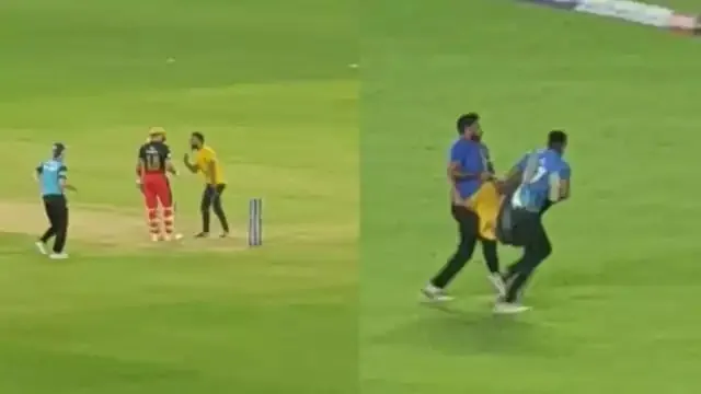 Fan entered the ground to meet Kohli in IPL 2022 Qualifier-2