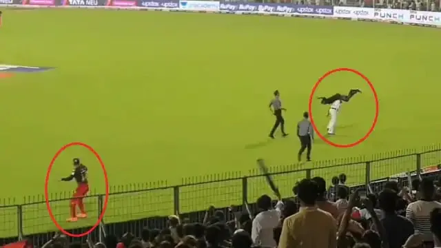 Fans entered the ground to meet Kohli in IPL 2022 Eliminator match