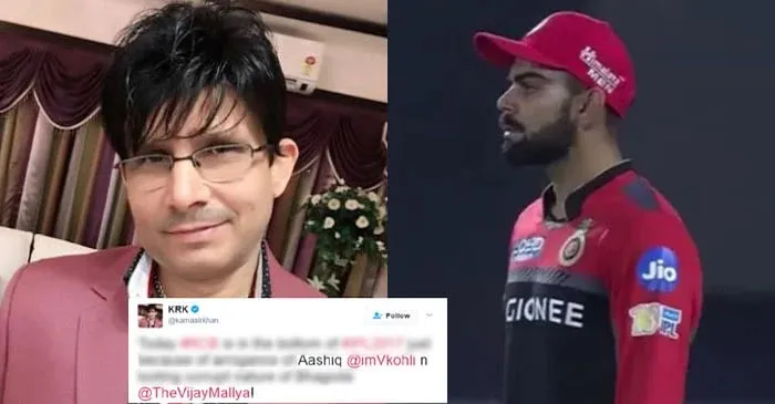  KRK controversial statement on Virat Kohli
