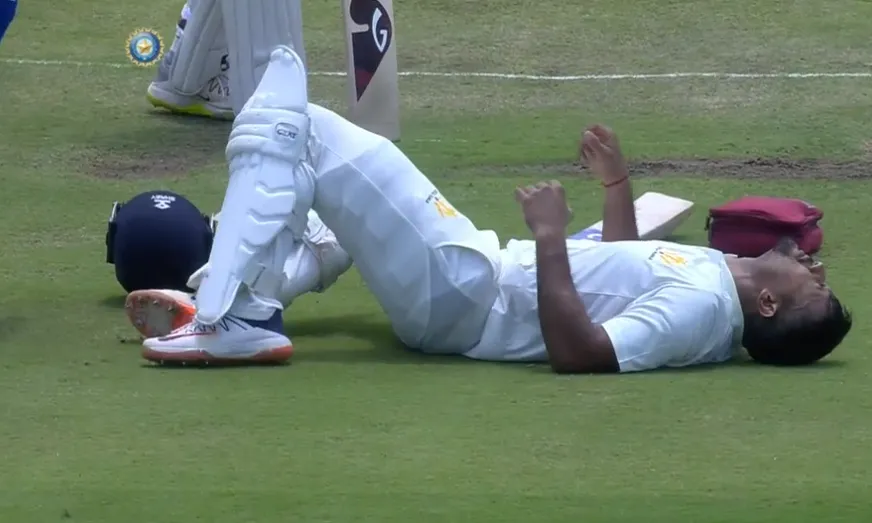  mayank agarwal injured video