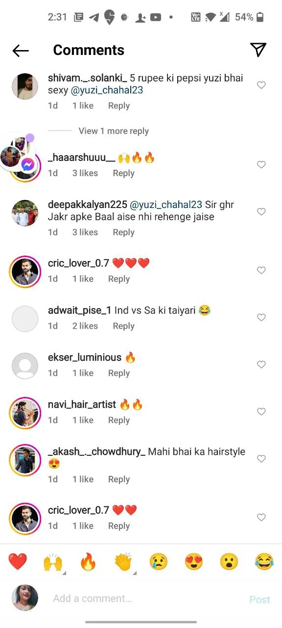 yuzvendra chahal hairstyle