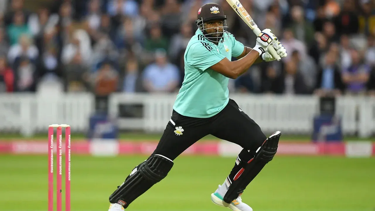 Kieron Pollard in t20 Blast