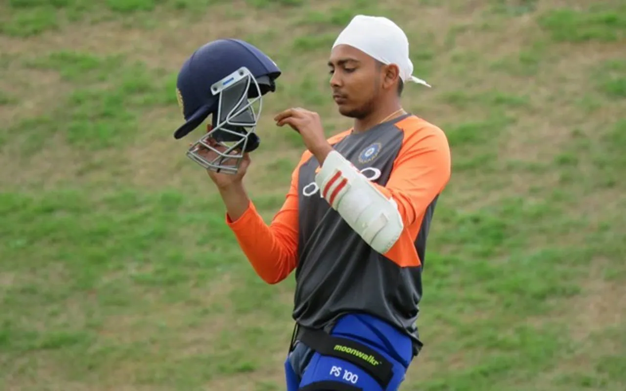  Prithvi Shaw on his return to Team India