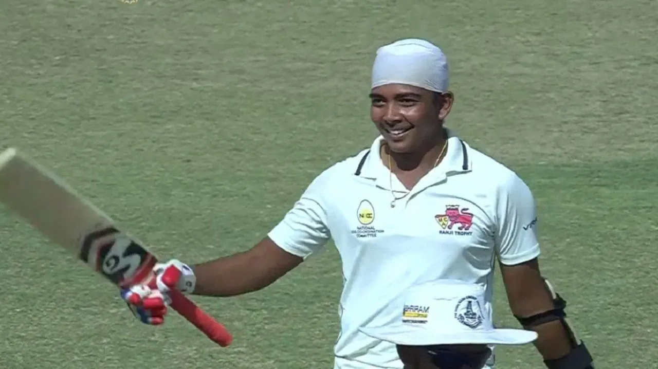 Prithvi Shaw ranji 2022
