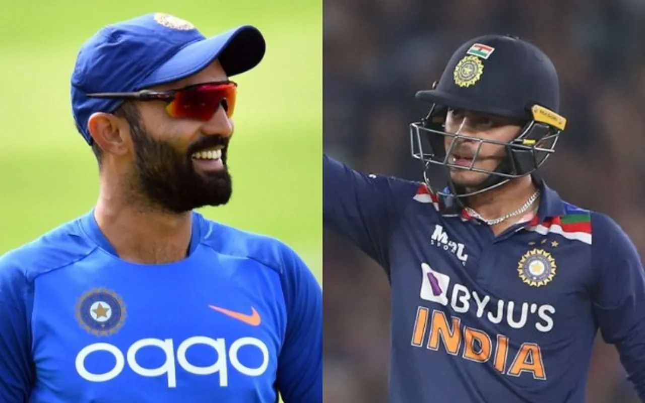 Dinesh karthik-ishan kishan in ICC t20 rankings