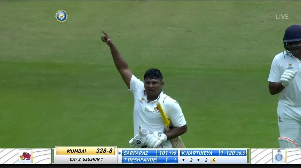  Sarfaraz Khan Tribute century sidhu moose wala