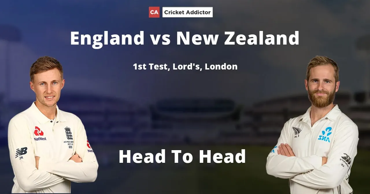 ENG vs NZ test head to head