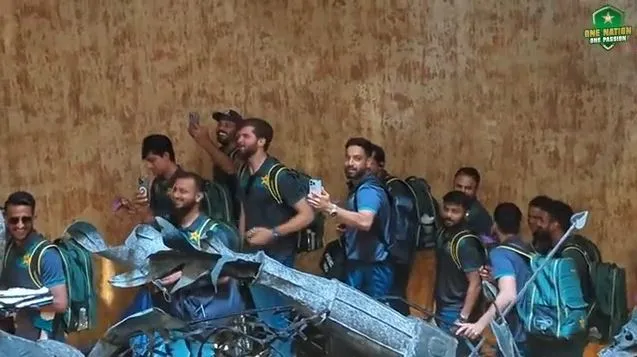  Pakistan Team in galle Sri Lanka