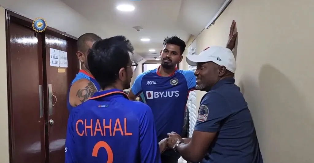 Brian Lara with team India