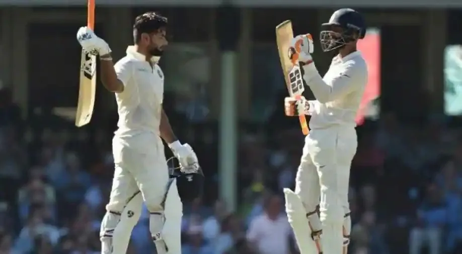 Rishabh Pant and jadeja 222 runs partnership