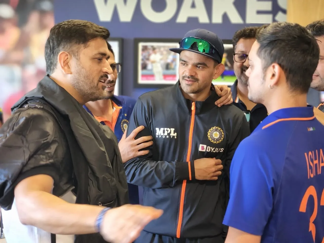 MS Dhoni reached india dressing recent 