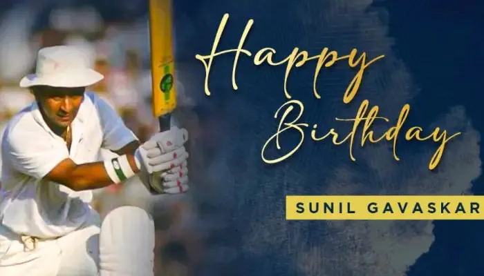  Happy Birthday Sunil Gavaskar