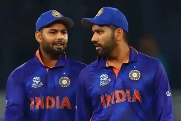  Rishabh pant- rohit sharma