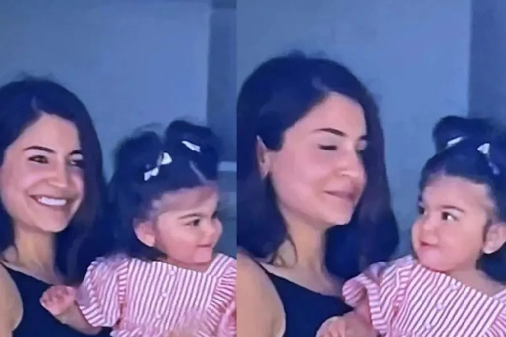 virat kohli with daughter