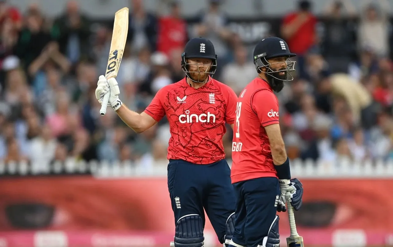 Moeen Ali and Bairstow scored 33 runs in the 17th over