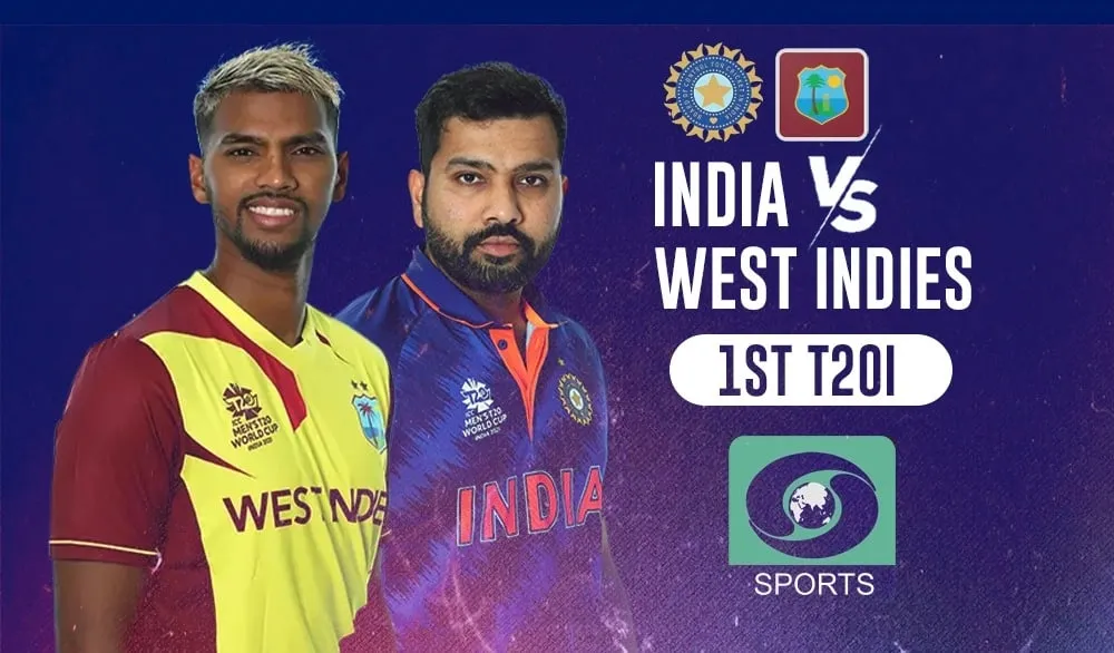 IND vs WI 1st T20 Live Streaming