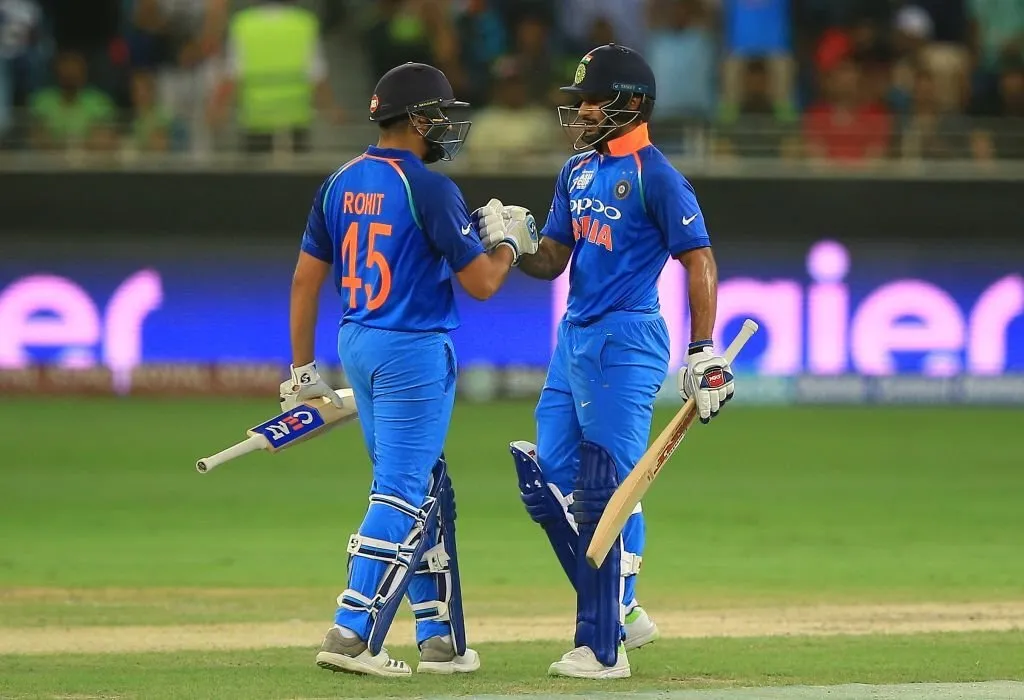 Rohit Sharma and Shikhar Dhawan 