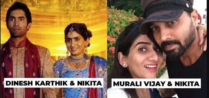 Dinesh Karthik wife cheated his for murli vijay