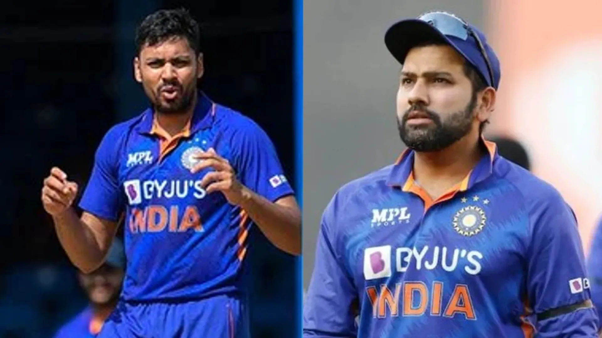 Avesh Khan and Rohit Sharma