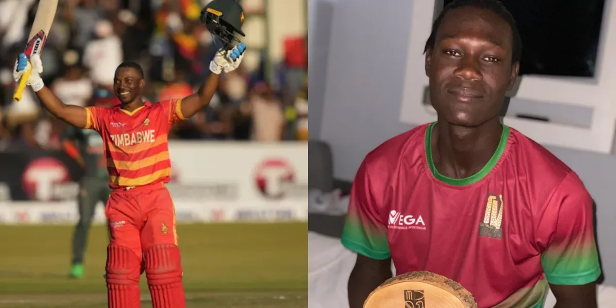 ZIM vs IND: Tadiwanashe Marumani