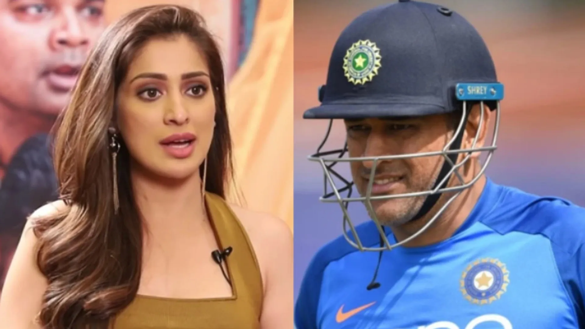 Mahendra Singh Dhoni and lakshmi rai