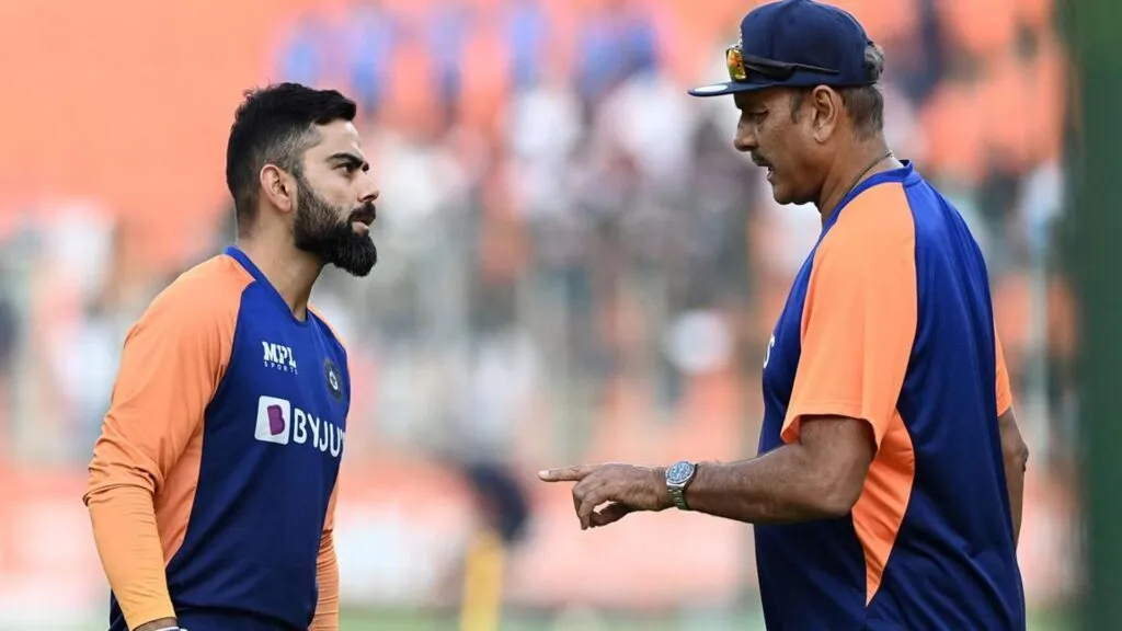 Ravi shastri and Virat Kohlii