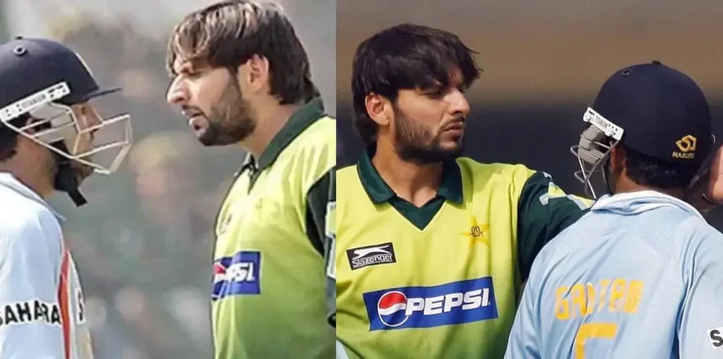 gautam gambhir-shahid afridi-ind vs pak