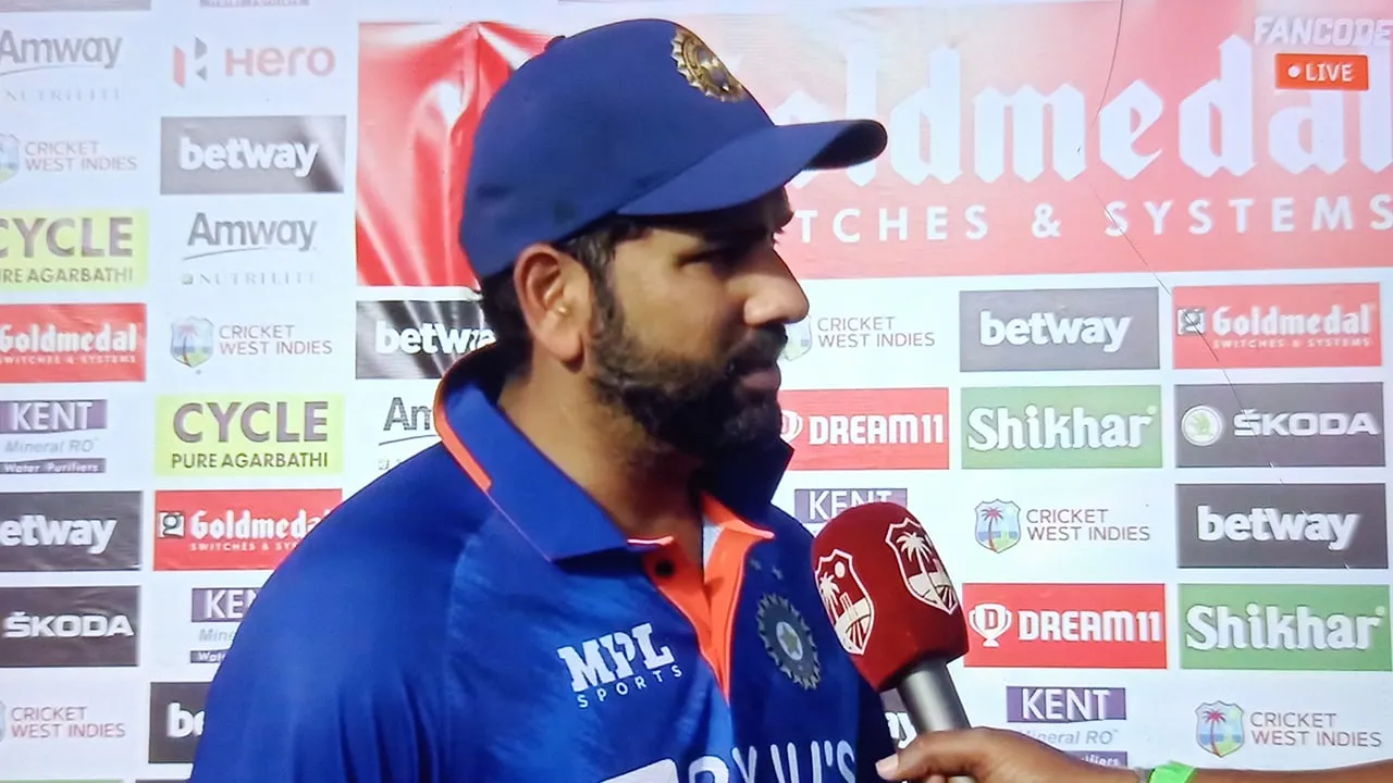 rohit sharma on his injury in 3rd T20I match presentation