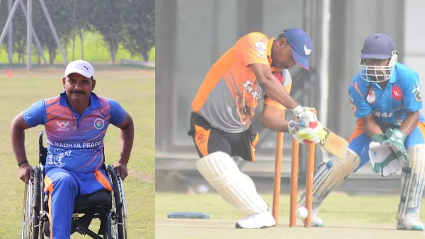 Raja Babu Handicapped cricketer