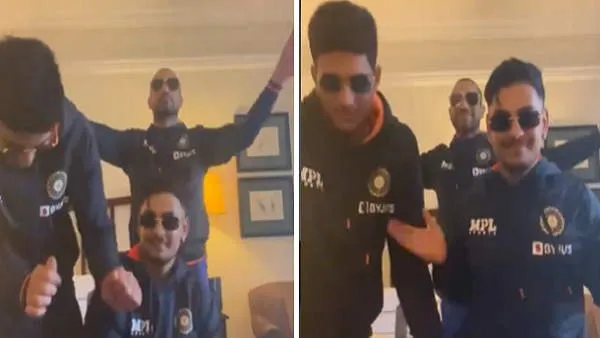 Shikhar Dhawan-Ishan Kishan-Shubhman Gill-Dance Video 