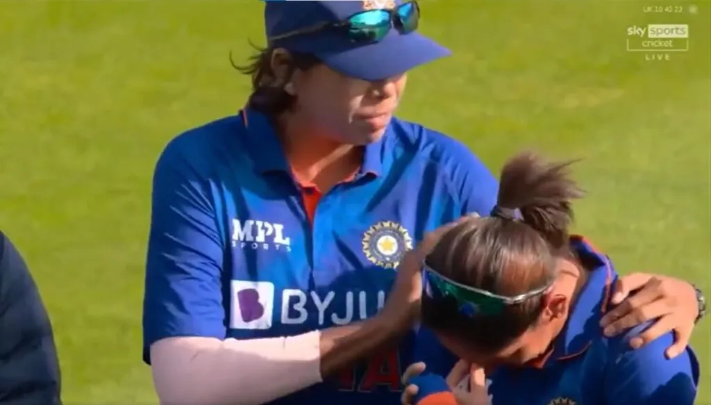 Harmanpreet Kaur in Tears