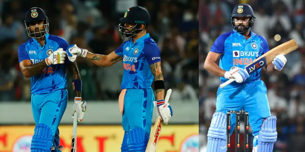 VIRAT KOHLI-SURYAKUMAR YADAV-ROHIT SHARMA ICC T20 RANKING