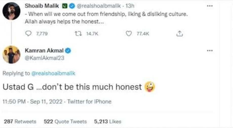 Akmal Tweet