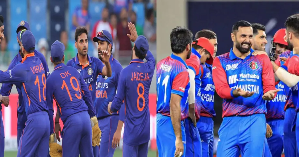 IND vs AFG - Head To Head Asia Cup 2022