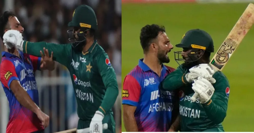 PAK vs AFG - Asif Ali Fight Video