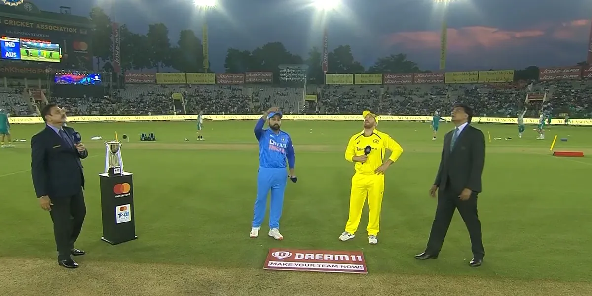 IND vs AUS 1st T20 Toss Update