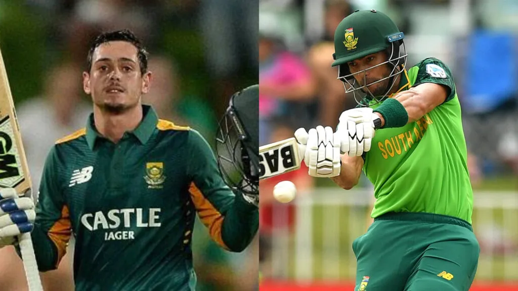 Reeza Hendricks- Quinton De kock