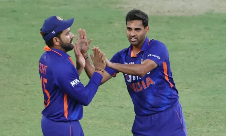 rohit sharma bhuvneshwar kumar