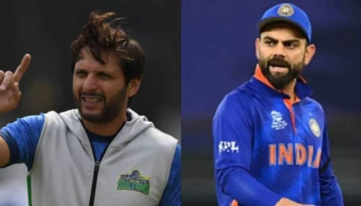 shahid afridi on virat kohli