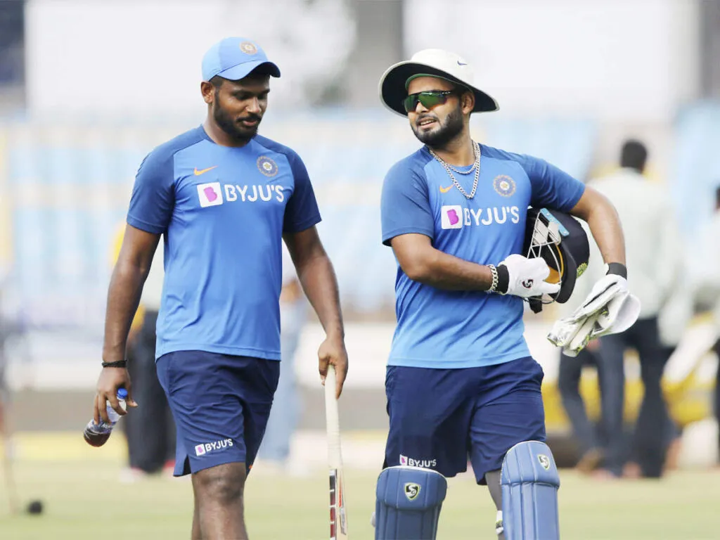 rishabh pant and sanju samson