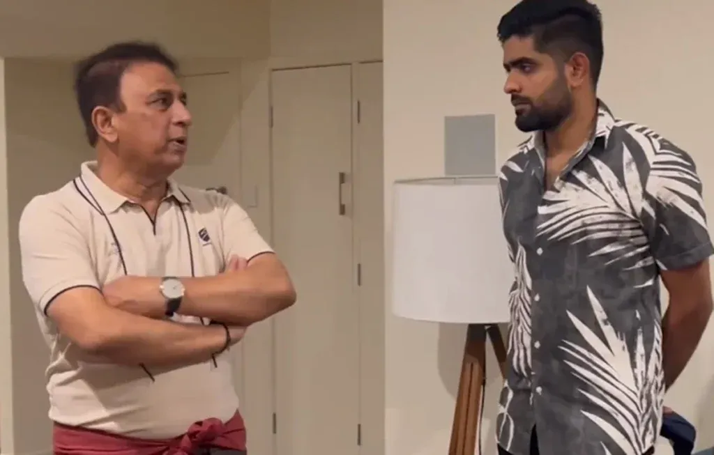 Babar Azam and Sunil Gavaskar 