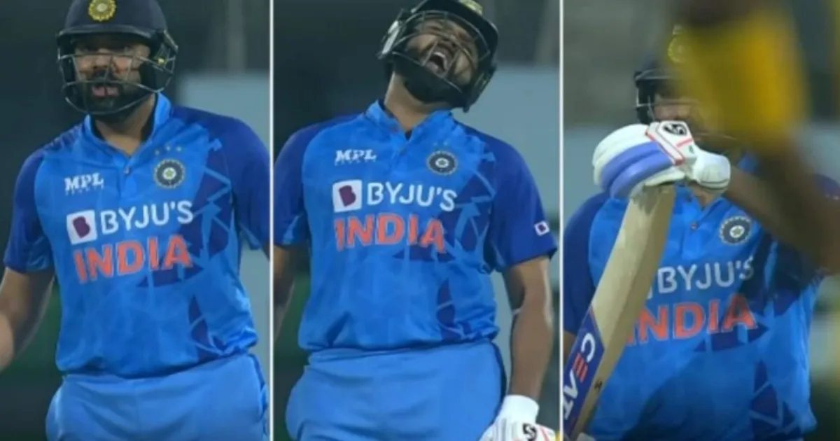 Rohit Sharma ने वाइड ना दाने पर अंपायर से जताई नाराज़गी