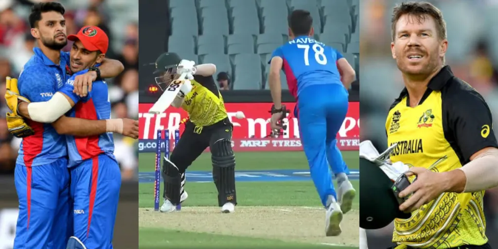 David Warner-bowled vs afg-ICC T20 WC 2022