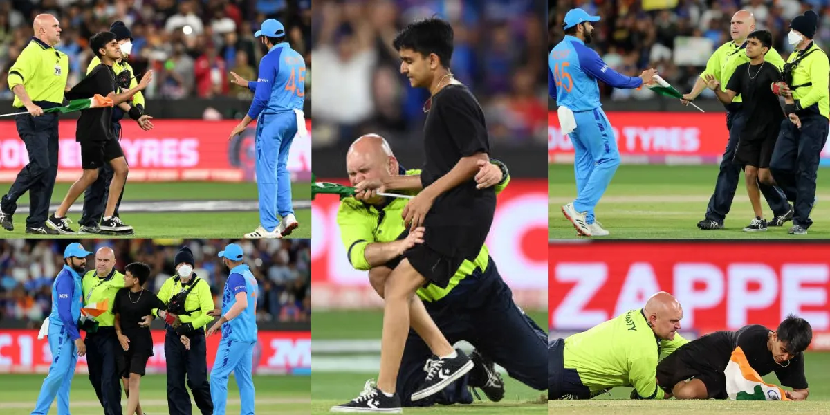 IND vs ZIM - Rohit Sharma Fan Invade