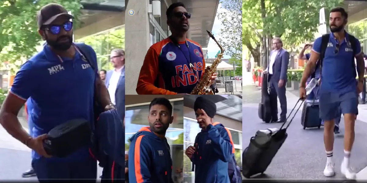 Team India सेमीफाइनल खेलने के लिए पहुंची एडिलेड, वायरल हुआ वीडियो