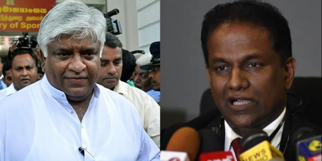 Arjuna Ranatunga and Thilanga Sumathipala