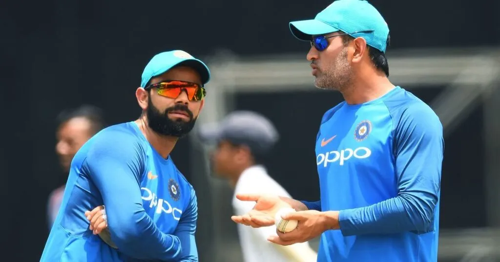 MS Dhoni and virat
