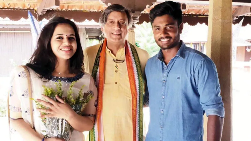 Sanju Samson AND Shashi Tharoor 1