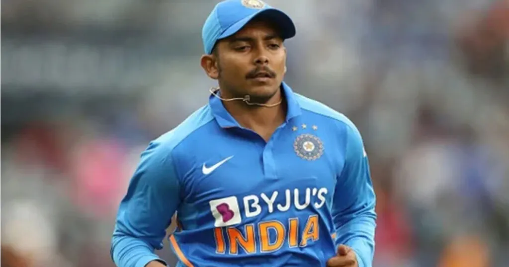Prithvi Shaw - Team India - BCCI