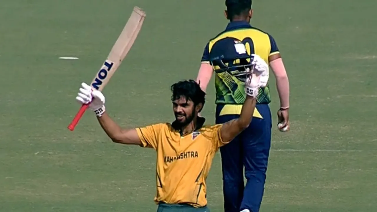 Vijay Hazare Trophy 2022: Maharashta beats Assam by 12 runs in 2nd semifinal, Ruturaj Gaikwad hits another century | धोनी के 2 धुरंधरों का धमाका, एक का शतक, दूसरे ने झटके ढेरों